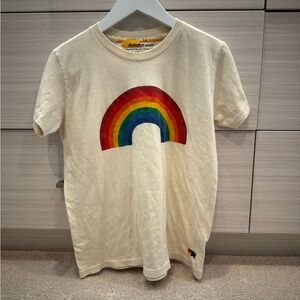 Aviator Nation kids rainbow shirt euc